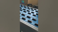 गिलोटिन कटर के साथ छह लाइन अंजीर बार भरवां डेट ब्र बनाने की मशीन #शॉर्ट्स