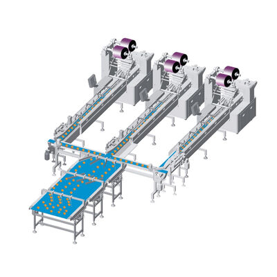 अच्छी कीमत Automatic Flow Pack Packaging Machine - Complete Line for Bakery Foods, Swiss Rolls & Cube Cakes ऑनलाइन